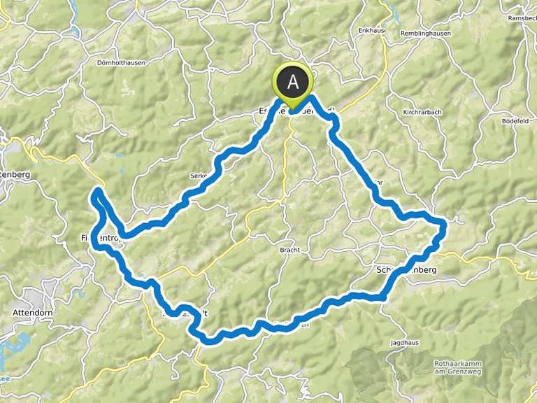 Sauerlandradring Fahrradtour Komoot