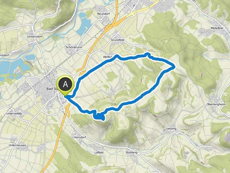 Von Bad Staffelstein über den Staffelberg nach Vierzehnheiligen