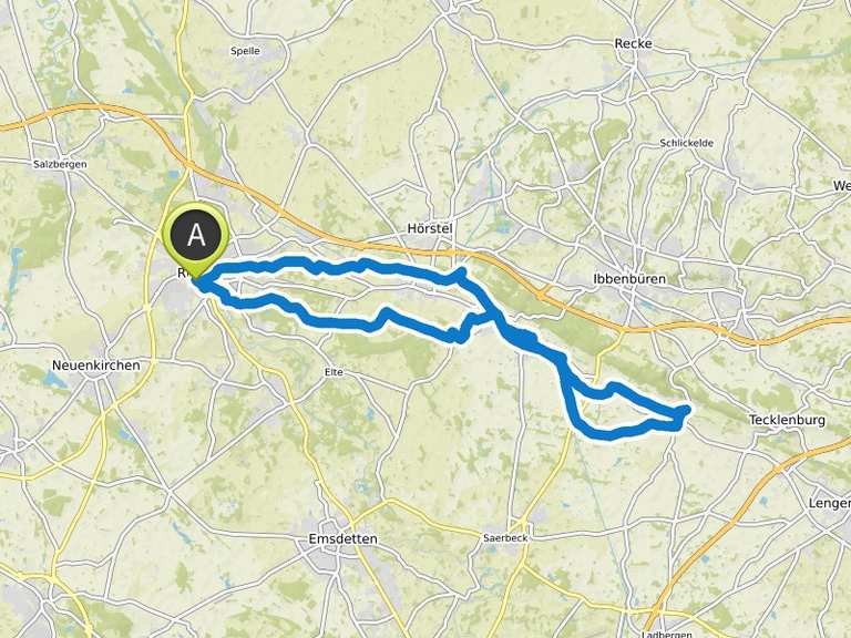 R4 Natur-Pur-Tour Rheine-Riesenbeck-Rheine | Rennrad-Tour | Komoot