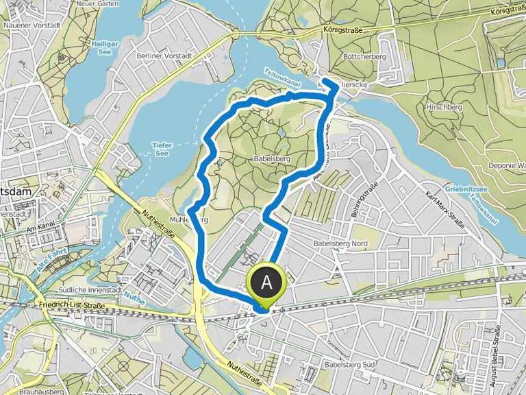 Schlosspark Babelsberg | Wanderung | Komoot