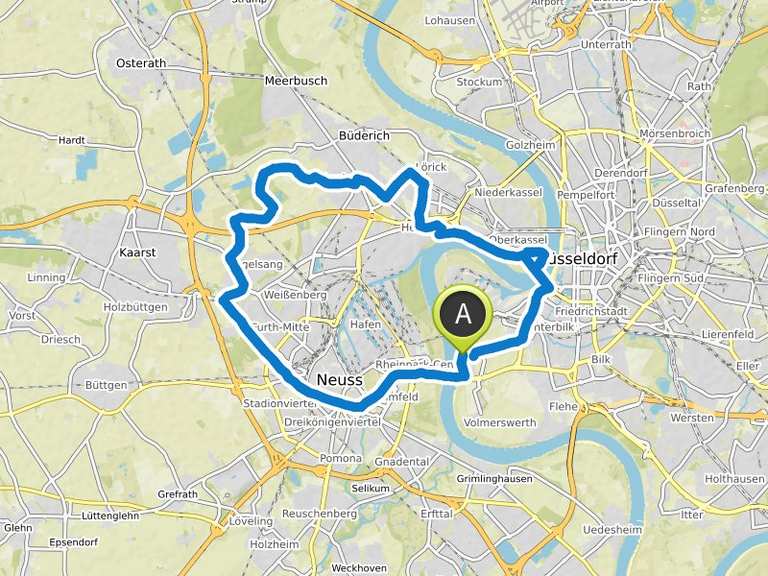 düsseldorf nach xanten mit dem fahrrad