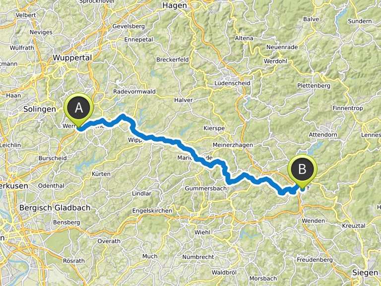 Bergischer Panorama-Radweg Etappe 2 – Auf Bahntrassen durchs Bergische