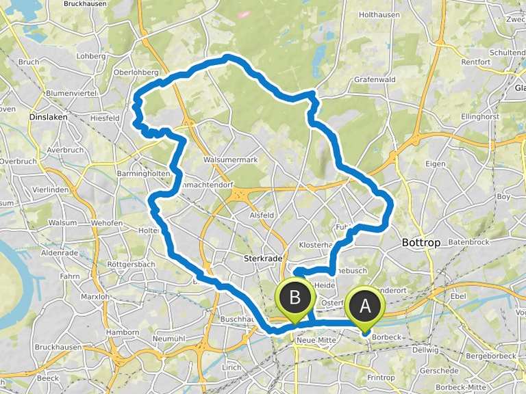 Rotbachroute Fahrradtour Komoot