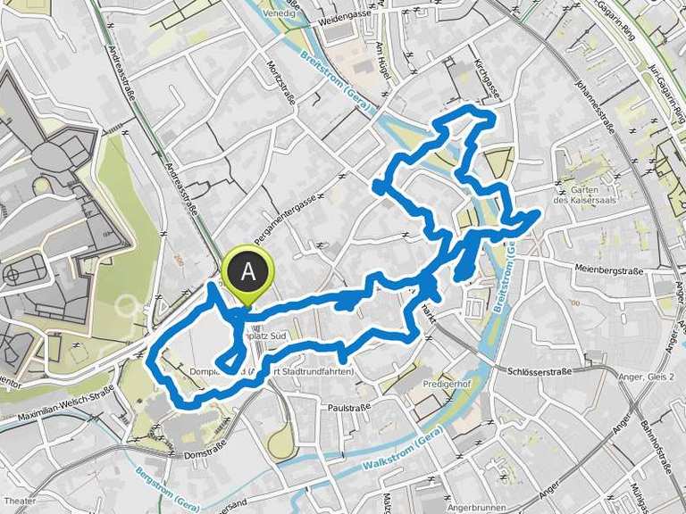Stadtrundgang durch Erfurt | Wanderung | Komoot