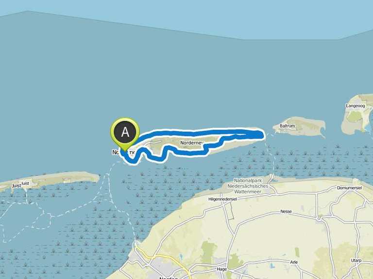 norderney fahrrad umrunden