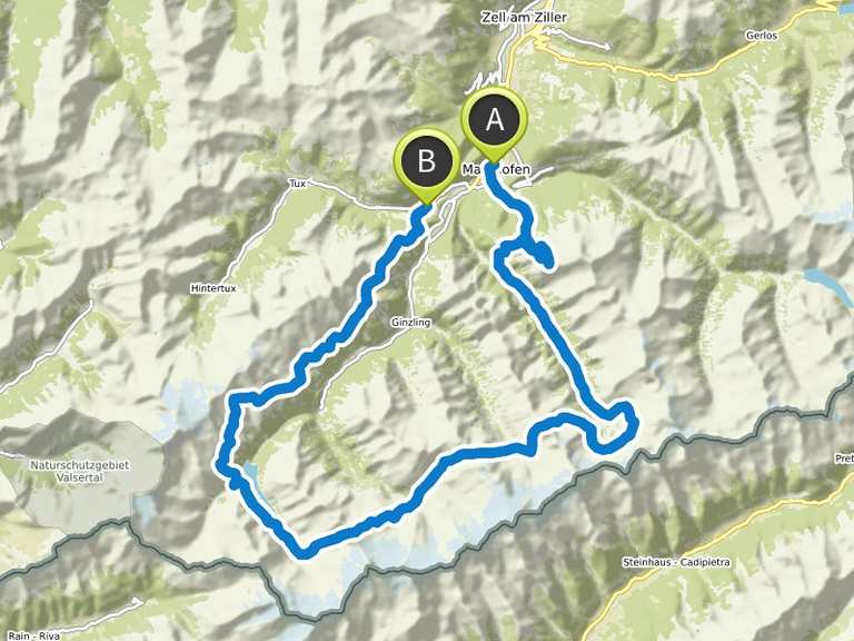 Berliner Höhenweg - Zillertaler Runde im Uhrzeigersinn | hike | Komoot