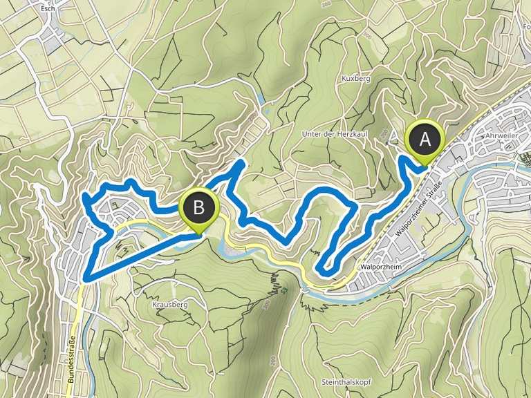 Rotweinwanderweg - Wandernde Weinprobe von Ahrweiler bis Dernau