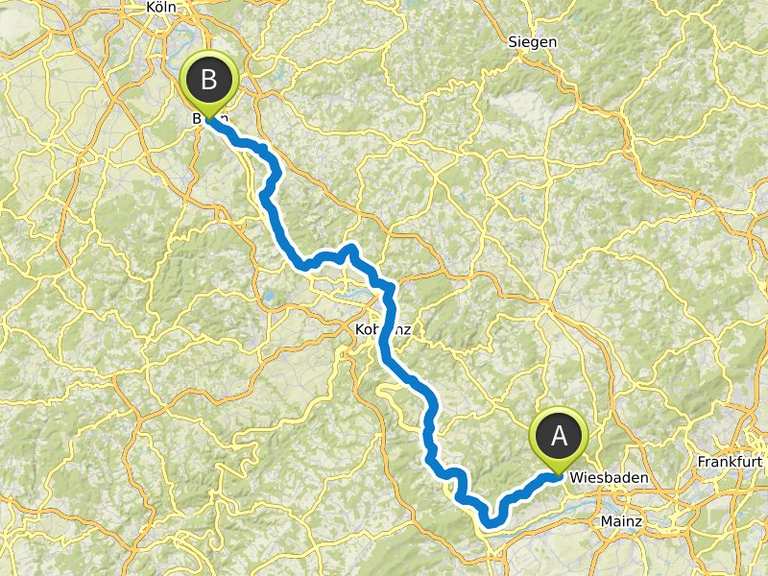 Rheinhöhenweg | Mountainbike-Tour | Komoot
