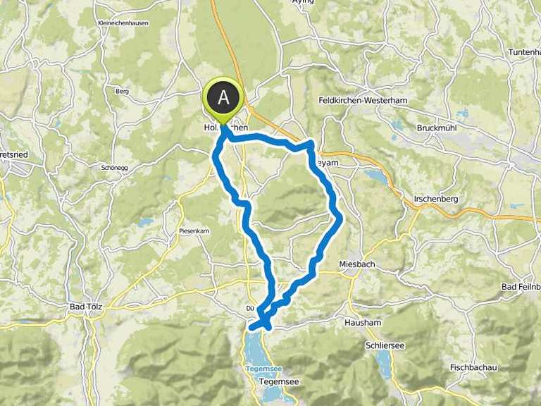 Mangfall-Radweg – Tegernsee Runde von Holzkirchen | Fahrradtour | Komoot