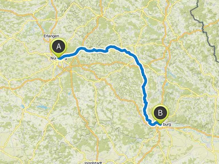 5 Flüsse Radweg 1 Von Nürnberg nach Regensburg | bike Tour | Komoot 5 Flüsse Radweg 1 Von Nürnberg nach Regensburg | bike Tour | Komoot