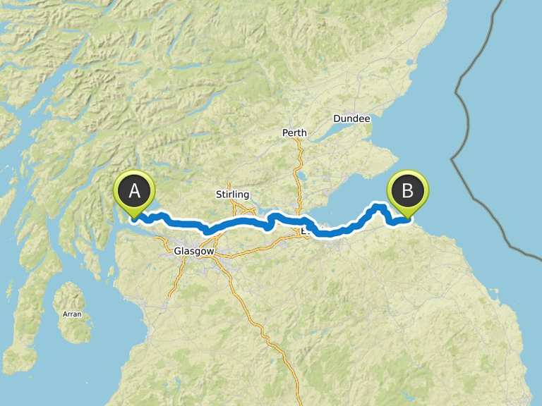 John Muir Way Bikepacking Route | mountain bike ride | Komoot