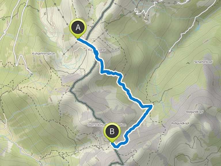 Etappe 1 Von Riezlern Bis Zur Fiderepassehutte Hutten Tour Kleinwalsertal Bergtour Komoot