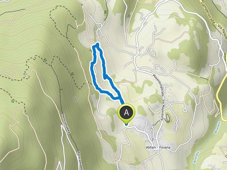 Spaziergang auf dem Kastanienweg in Völlan | SÜDTIROL | Wanderung | Komoot