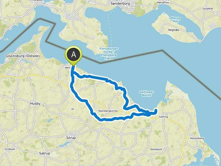 Westerholz-Geltinger Bucht-Wackerballig 🔄 | Fahrradtour | Komoot