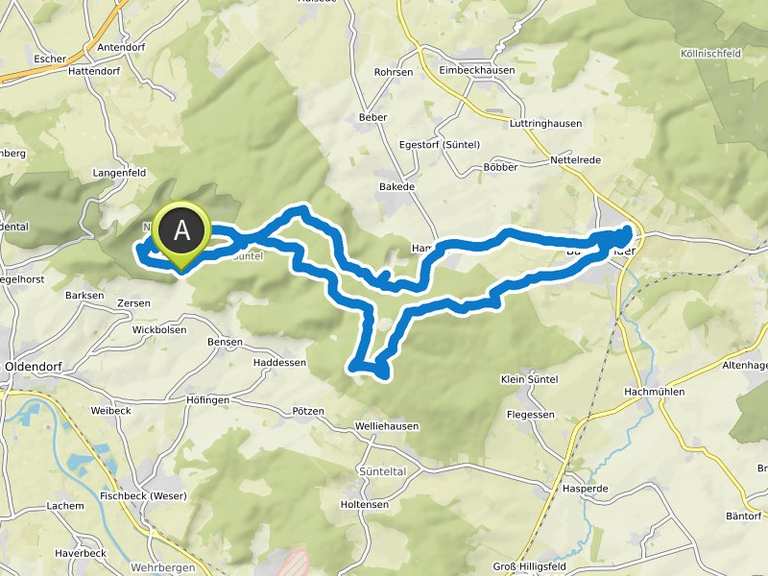 Süntel mit Bad Münder und Hamelquelle | Fahrradtour | Komoot