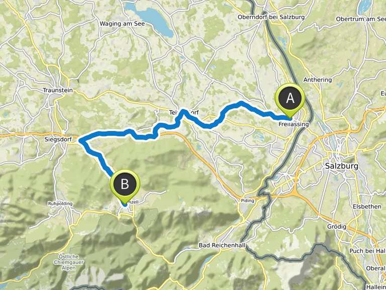 Etappe 19 Von Freilassing nach Inzell (Variante Teil 2