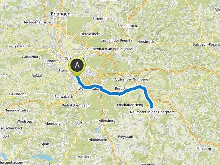 am LudwigDonauMainKanal von Nürnberg nach Neumarkt und zurück Fahrradtour Komoot