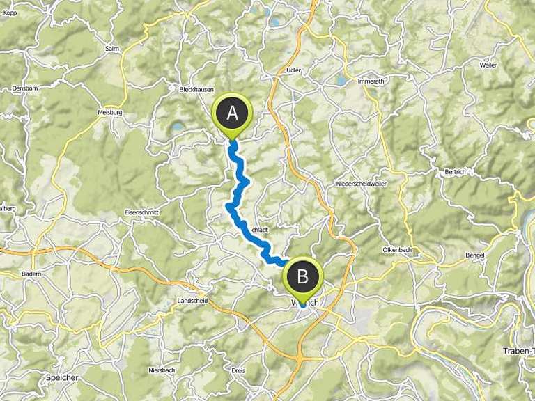 Lieserpfad - Etappe 3: Manderscheid - Wittlich | Wanderung | Komoot