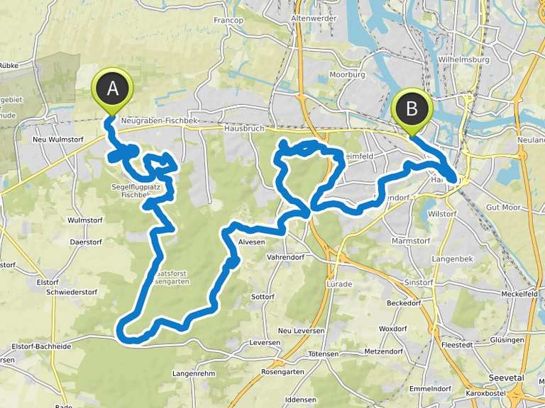 MTB Harburger Berge | mountain bike ride | Komoot