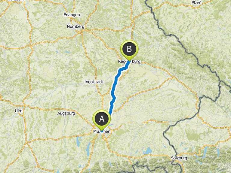 Von München nach Regensburg | Fahrradtour | Komoot