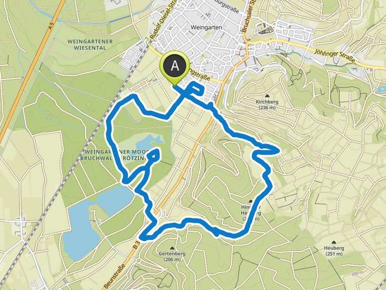 Singletrails weingarten