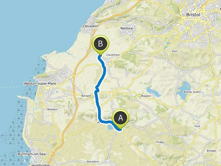 strawberry line cycle route map