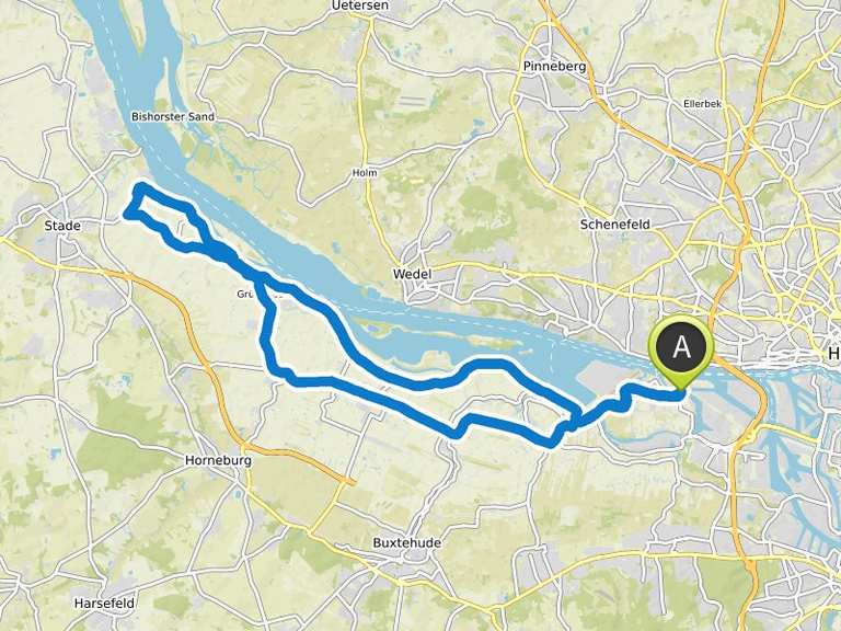 Finkenwerder - Altes Land 2 | Fahrradtour | Komoot Finkenwerder - Altes Land 2 | Fahrradtour | Komoot