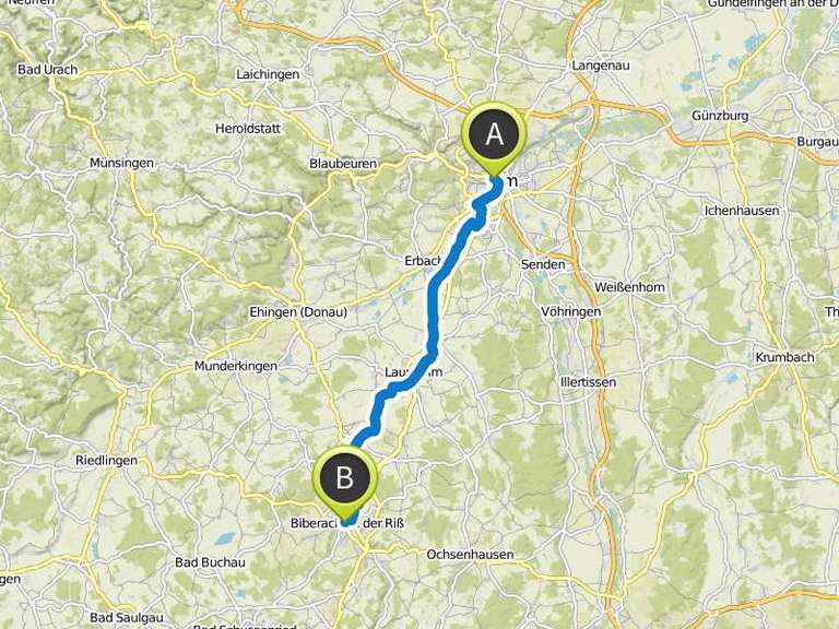Donau-Bodensee-Radweg E01 – von Ulm nach Biberach an der Riß