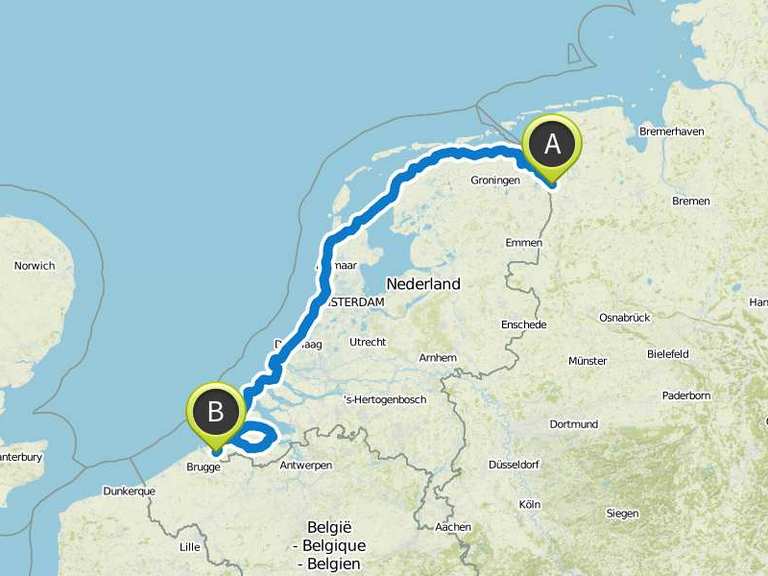 eurovelo 6 distances