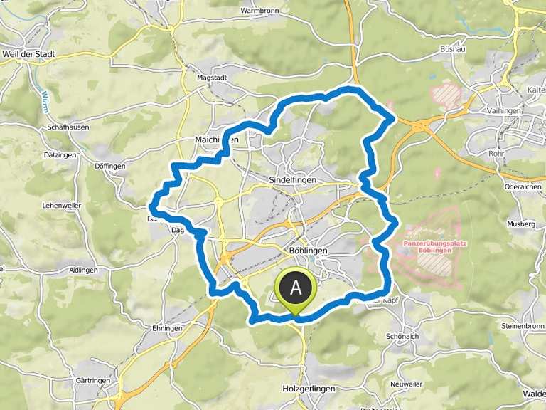 Singletrail sindelfingen