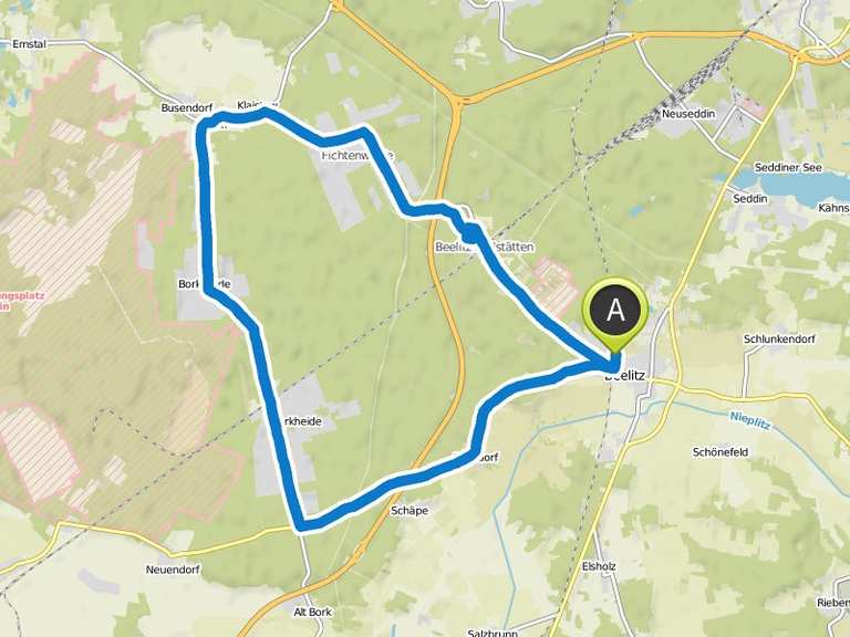 Baumkronenpfad Beelitz – Baumkronenpfad Loop from Beelitz Stadt Baumkronenpfad Beelitz – Baumkronenpfad Loop from Beelitz Stadt