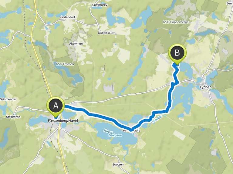 Fürstenberg-Himmelpfort-Lychen | Fahrradtour | Komoot