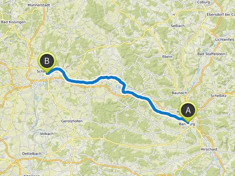 entfernung von resciutto nach udine mit fahrrad