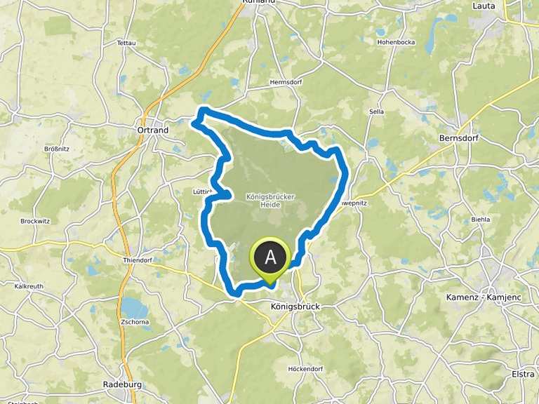 Königsbrücker Heide - Umrundung | Wanderung | Komoot Königsbrücker Heide - Umrundung | Wanderung | Komoot