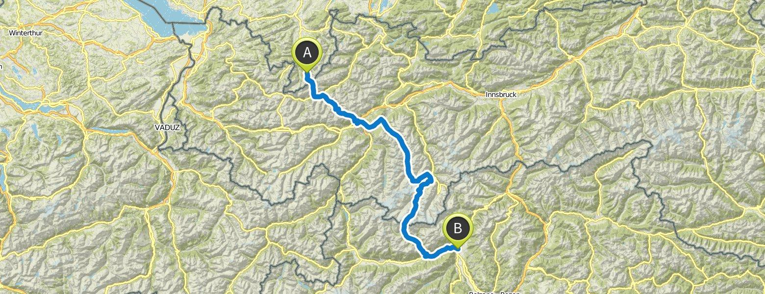 Alpenüberquerung Auf Dem E5 – Von Oberstdorf Nach Meran | Bergtour | Komoot