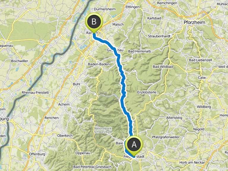 Singletrail freudenstadt