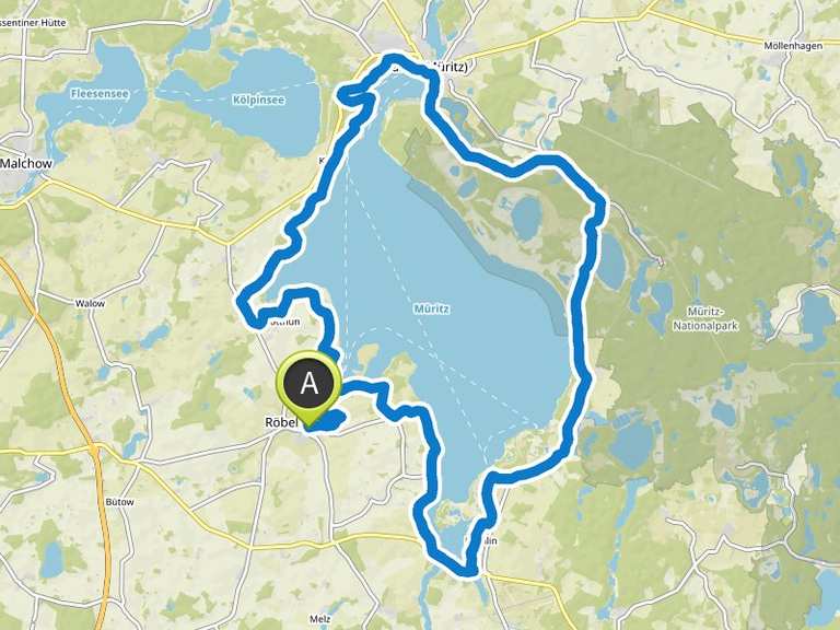 MüritzRundweg Fahrradtour Komoot