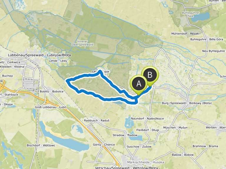 Spreewald große Paddel runde | Wanderung | Komoot