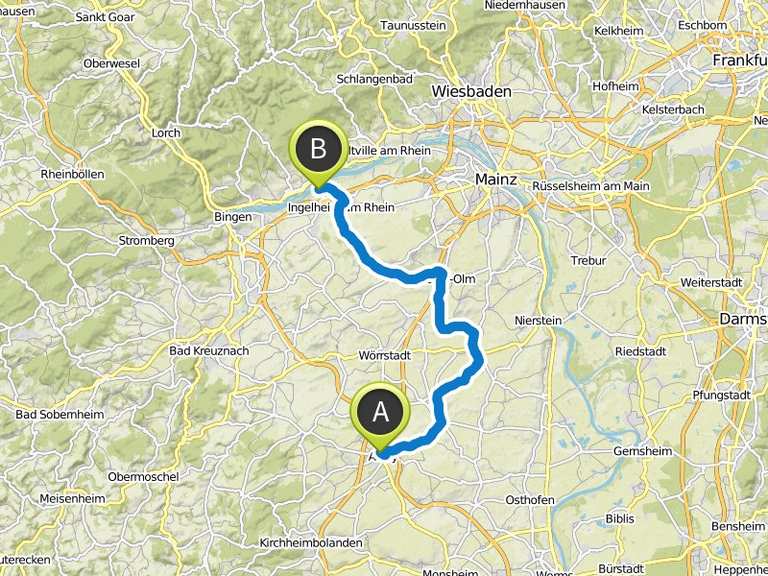 Selztal-Radweg Alzey-Ingelheim | Fahrradtour | Komoot
