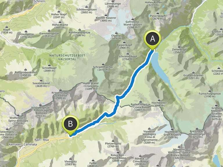 Etappe 6: Übers Pfitscher Joch nach St. Jakob in Südtirol