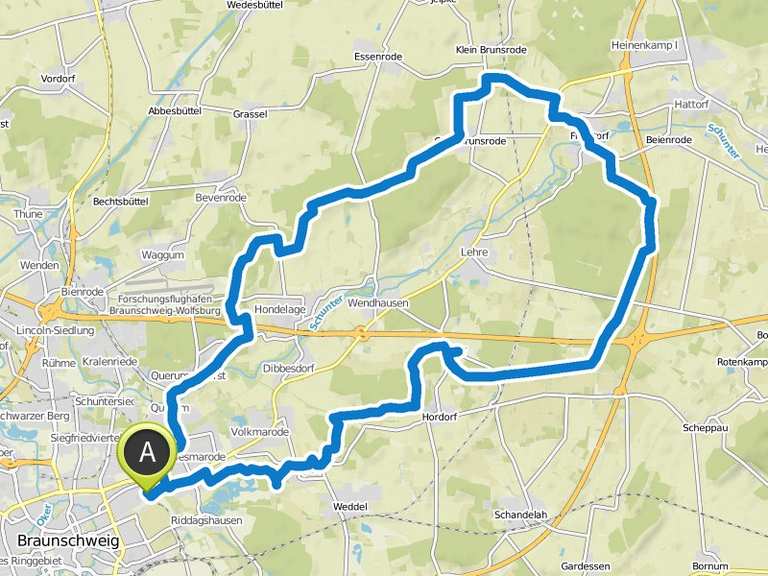 Schäfers Ruh – Ringgleis Querum Runde von Braunschweig-Gliesmarode