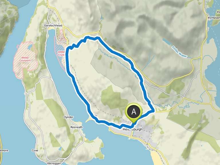 Glen Fruin Loop from Helensburgh Upper bike Tour Komoot