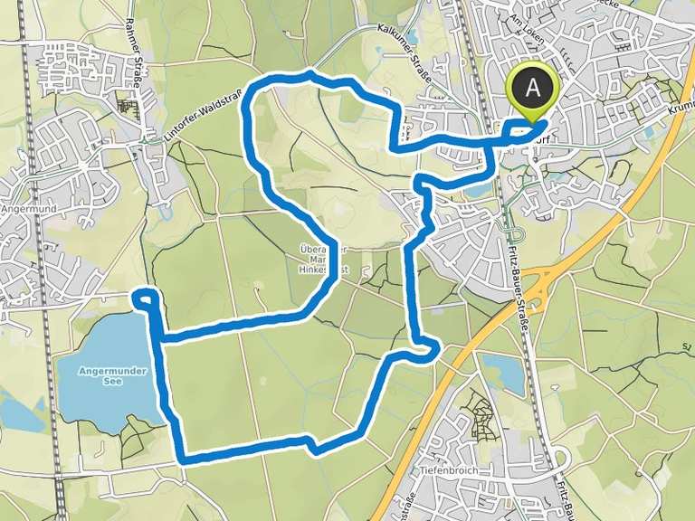 20181007 Wanderung Ratingen Lintorf - Hinkesforst - Angermunder See ...