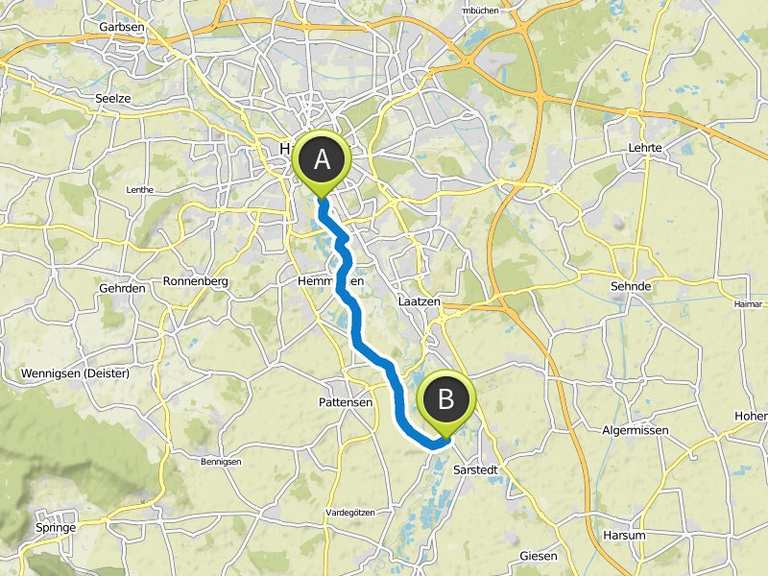 fahrrad tour in hannover 50 km