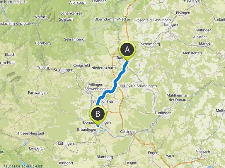 Singletrail karte schwarzwald