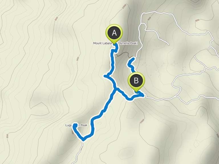 Osmena Peak To Lugsangan Peak Cebu Island Philippines Hike Komoot