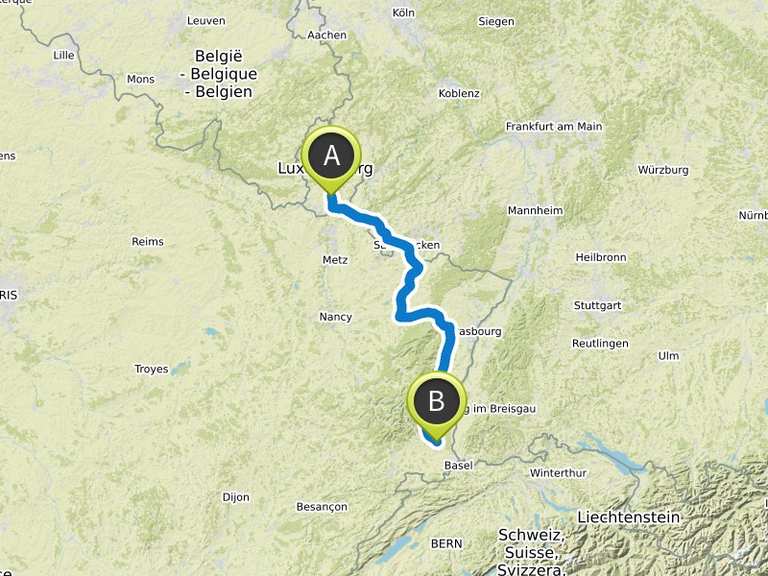 Eurovelo 5 Elsaß | Fahrradtour | Komoot