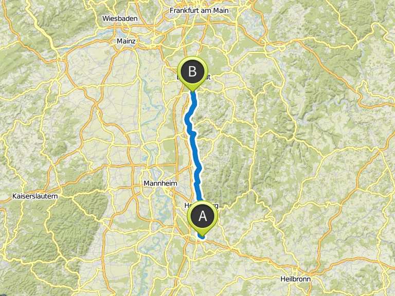 Blütenweg Bergstraße | Wanderung | Komoot