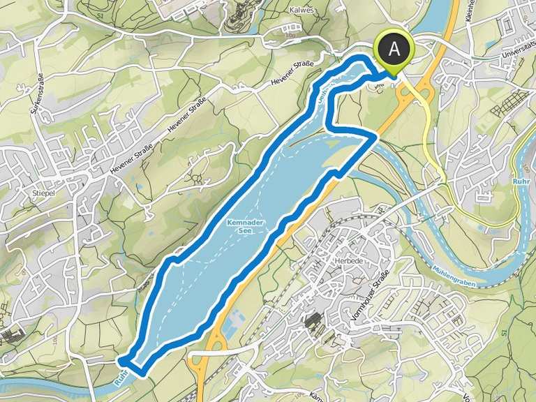 Rundweg um den Kemnader See – Kemnade ab Witten | Wanderung | Komoot