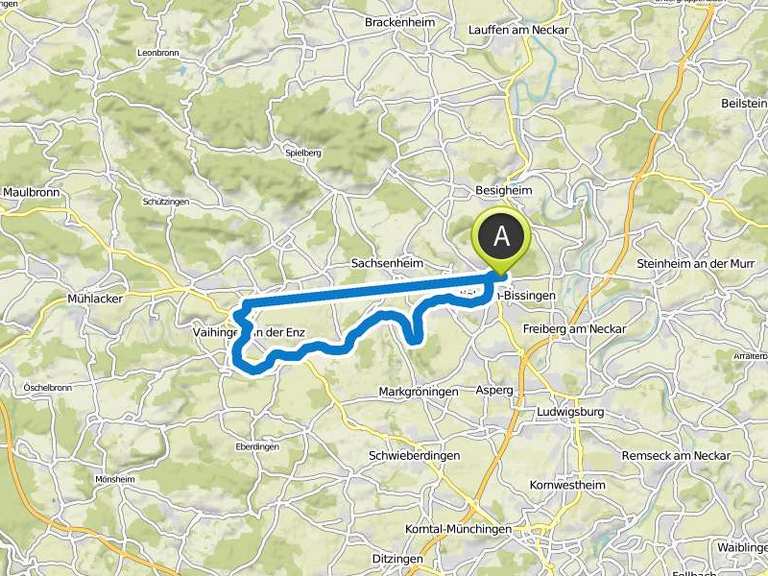 Enztal - Radweg Pforzheim - Bietigheim | Fahrradtour | Komoot